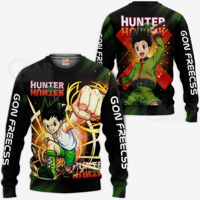 1125 AOP Hunter X Hunter Characters VA Gon 3 MK sweatshirt F 2BB - Hunter X Hunter Store