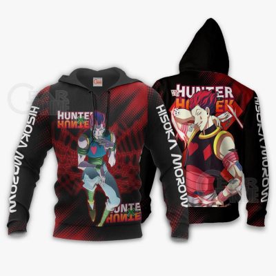 1125 AOP Hunter X Hunter Characters VA Hisoka 2 hoodie font and back - Hunter X Hunter Store