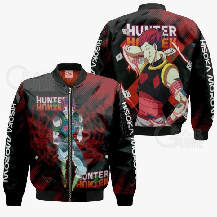 1125 AOP Hunter X Hunter Characters VA Hisoka 4 Bomber jacket front and back - Hunter X Hunter Store