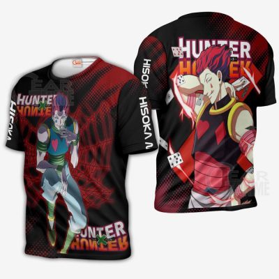 1125 AOP Hunter X Hunter Characters VA Hisoka 5 tshirt font and back 1 - Hunter X Hunter Store