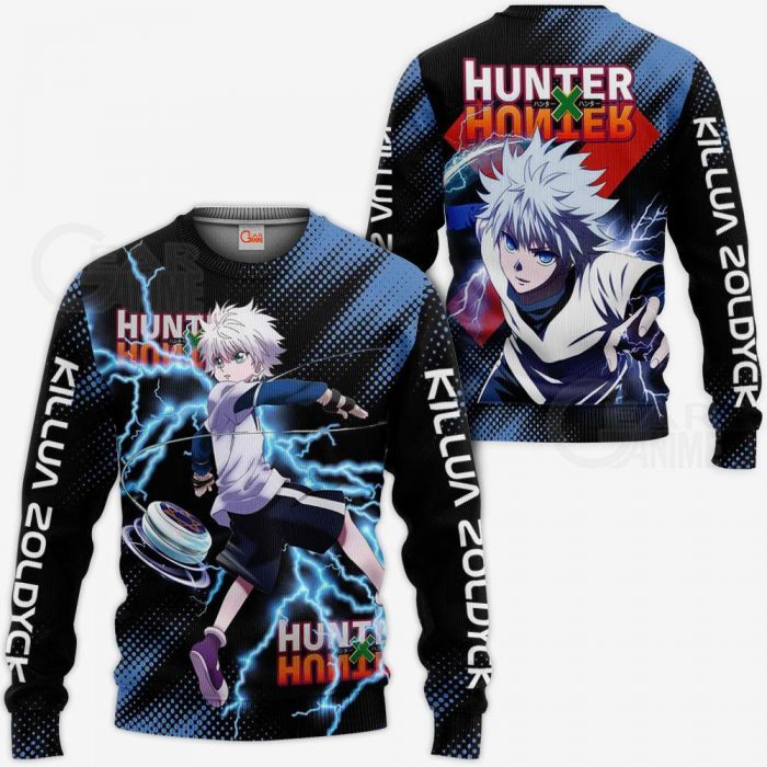 1125 AOP Hunter X Hunter Characters VA Killua 3 MK sweatshirt F 2BB - Hunter X Hunter Store
