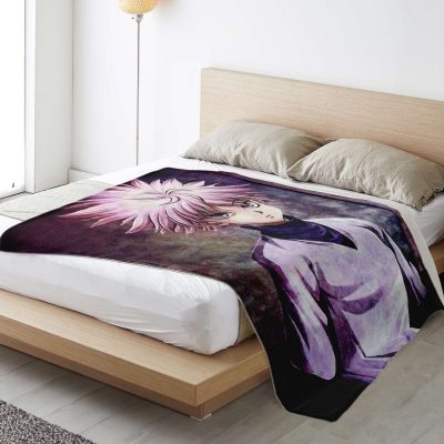 23aef6a6d39f0f2484e63716f3202875 blanket vertical lifestyle bedextralarge - Hunter X Hunter Store