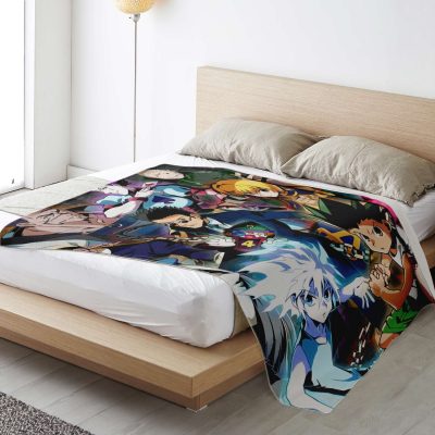 32afb65a1ed05aa11756b033fd8d5d09 blanket vertical lifestyle bedextralarge - Hunter X Hunter Store