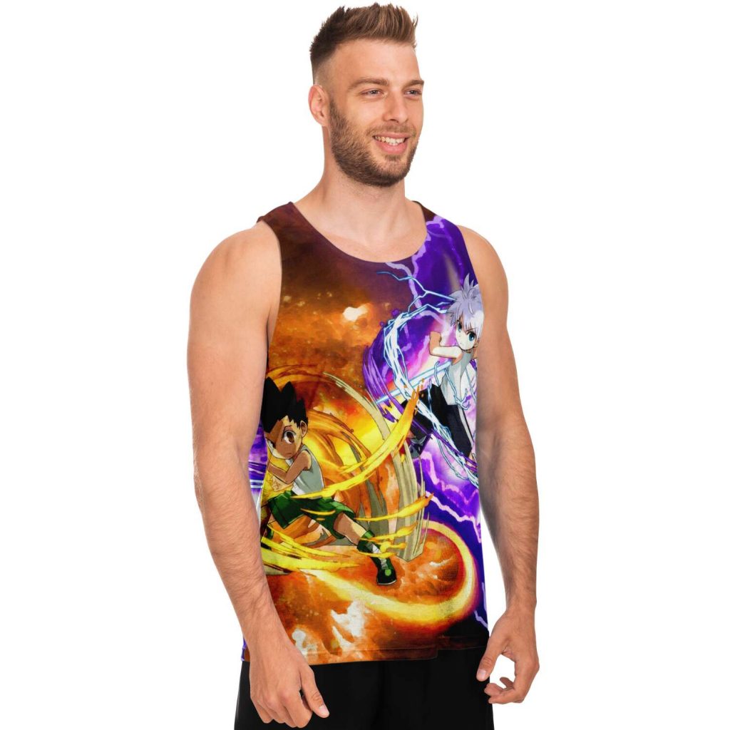 Killua Zoldyck & Gon Freecss Power 3D Tank Top - Hunter X Hunter Store