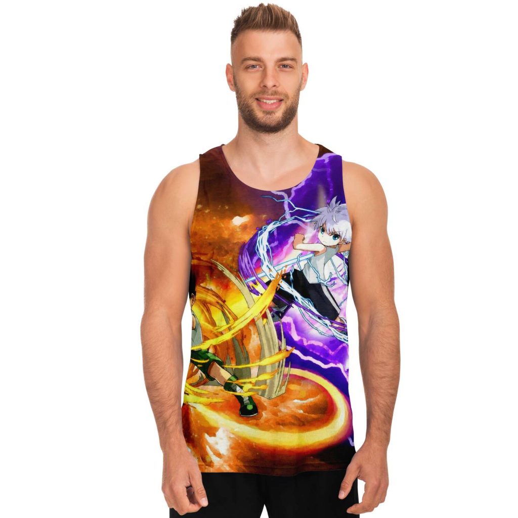 Killua Zoldyck & Gon Freecss Power 3D Tank Top - Hunter X Hunter Store