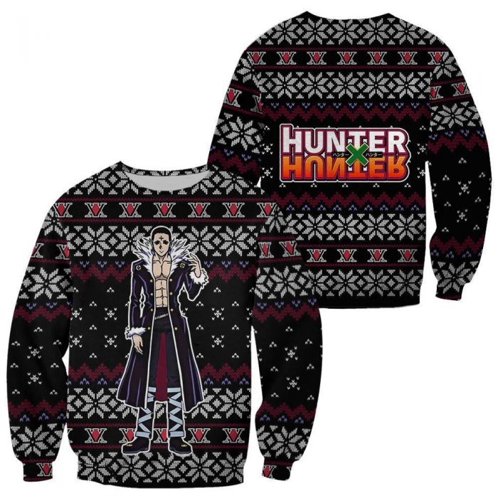 chrollo lucifer ugly christmas sweater hunter x hunter gift gearanime - Hunter X Hunter Store