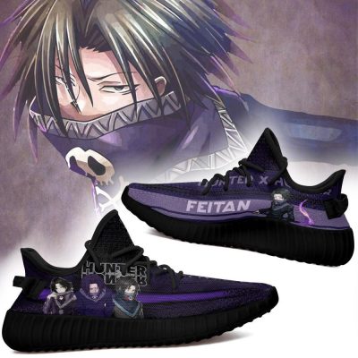feitan yeezy shoes custom hunter x hunter anime sneakers fan gift tt04 gearanime 2 - Hunter X Hunter Store