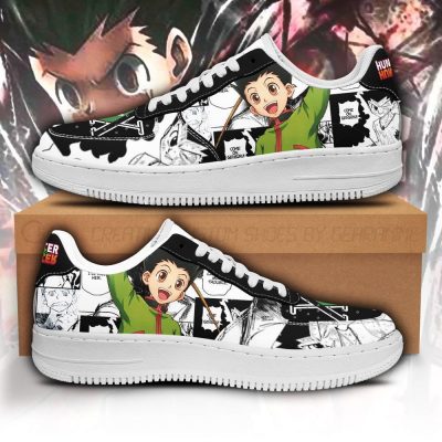 gon air force sneakers custom hunter x hunter anime shoes fan pt05 gearanime - Hunter X Hunter Store