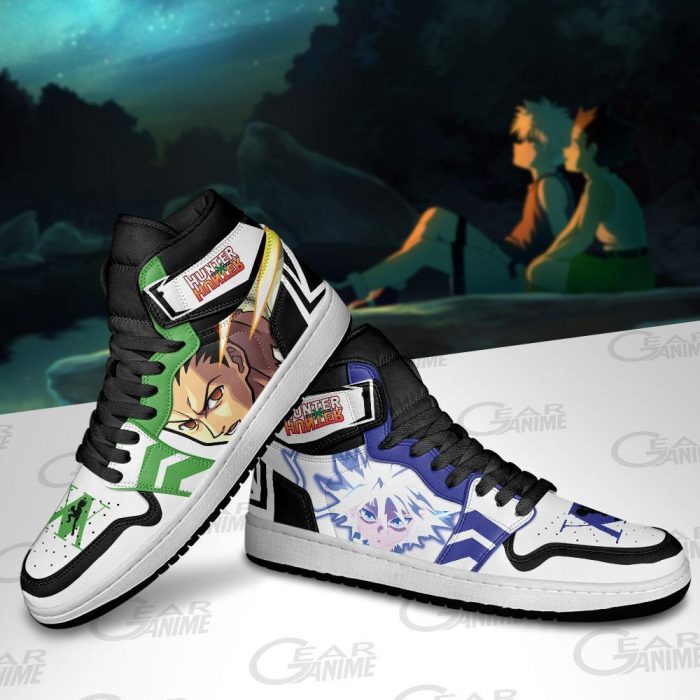 gon and killua jordan sneakers hunter x hunter anime custom shoes gearanime 5 - Hunter X Hunter Store