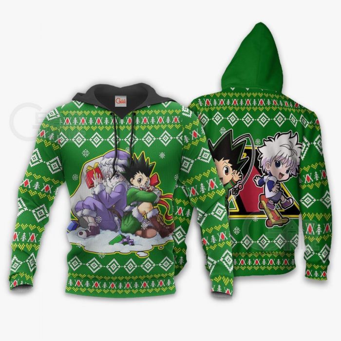 gon killua hxh ugly christmas sweater hunter x hunter anime xmas gearanime 3 - Hunter X Hunter Store