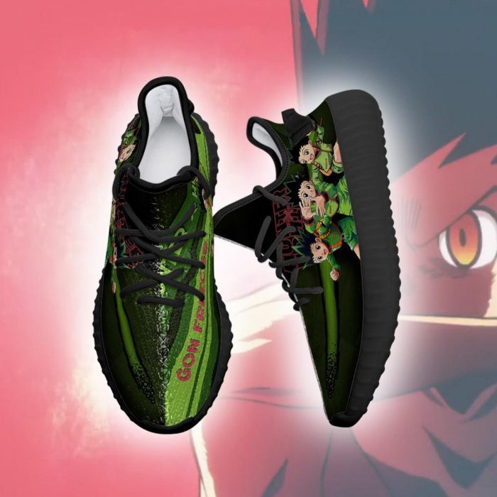 gon yeezy shoes custom hunter x hunter anime sneakers fan gift tt04 gearanime 3 - Hunter X Hunter Store