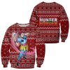 hisoka ugly christmas sweater hunter x hunter xmas gift gearanime - Hunter X Hunter Store