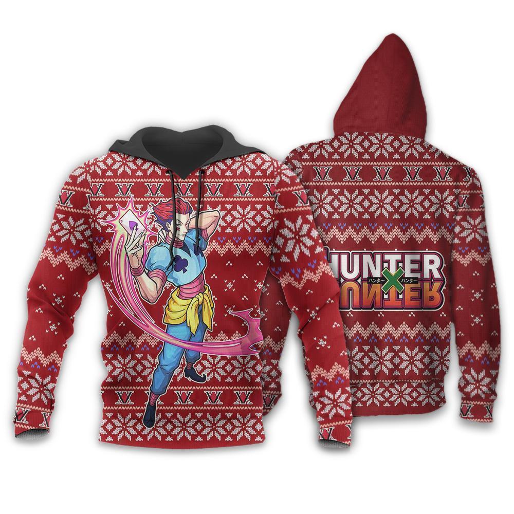 Christmas Hisoka Hunter X Hunter Ugly Christmas Sweater - Anime Ape