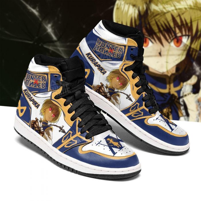 hunter x hunter kurapika jordan sneakers red eyes hxh anime shoes gearanime 2 - Hunter X Hunter Store