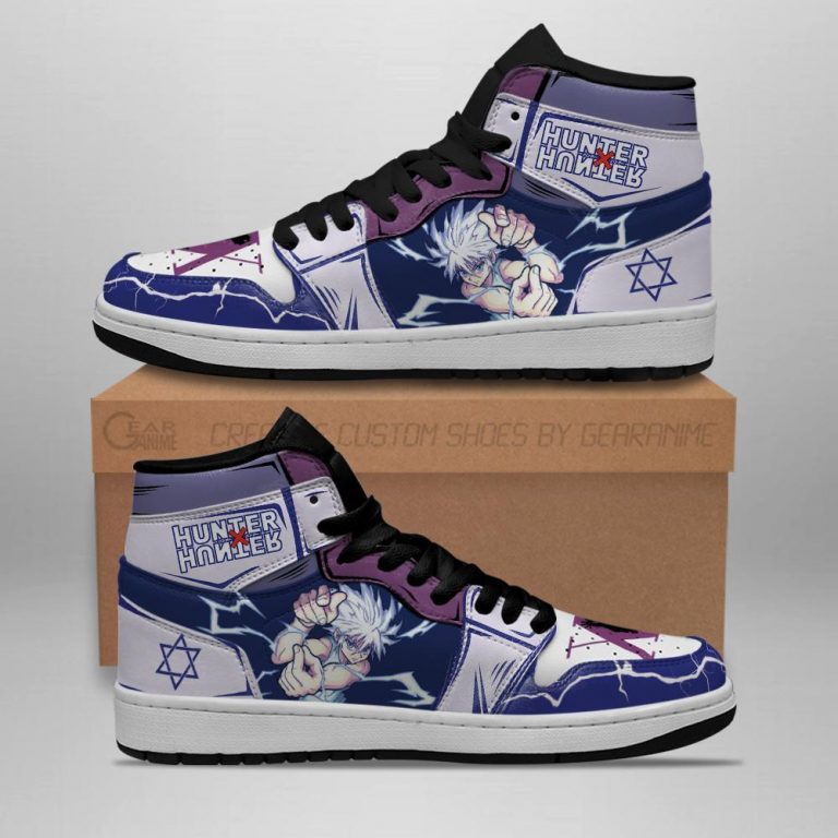 Hunter X Hunter Godspeed Killua Jordan Sneakers - Hunter X Hunter Store