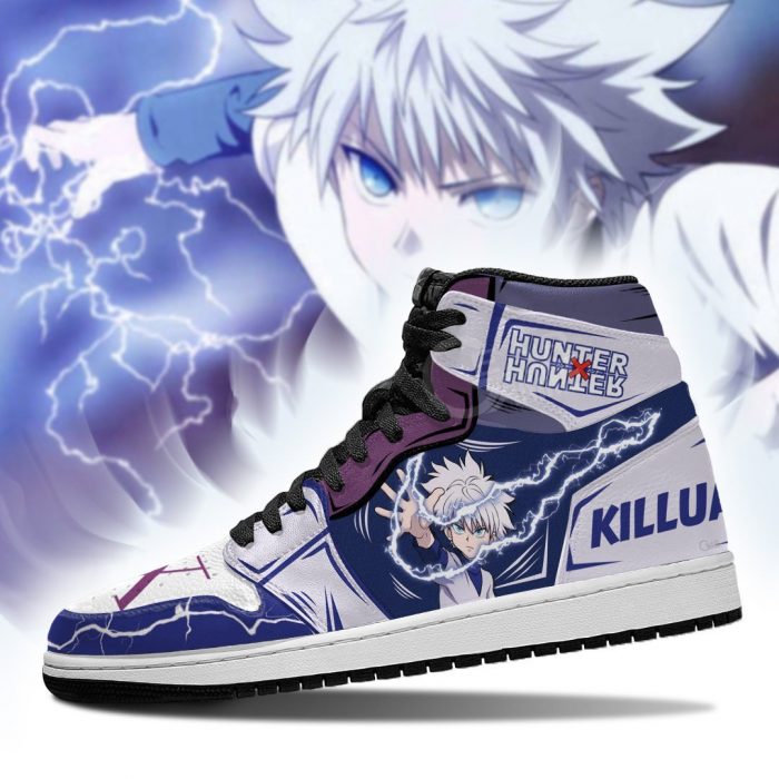 killua hunter x hunter jordan sneakers lightning hxh anime shoes gearanime 3 - Hunter X Hunter Store