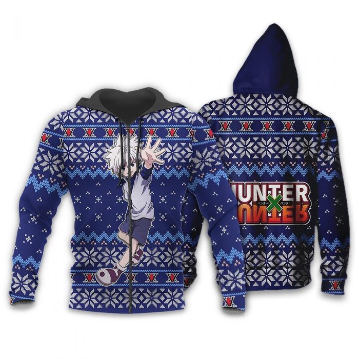 killua ugly christmas sweater hunter x hunter anime xmas gift custom clothes gearanime 2 - Hunter X Hunter Store
