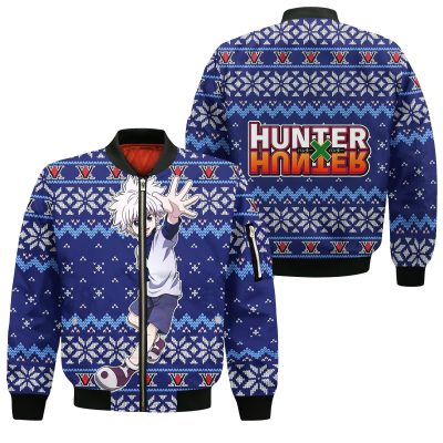 killua ugly christmas sweater hunter x hunter anime xmas gift custom clothes gearanime 4 - Hunter X Hunter Store