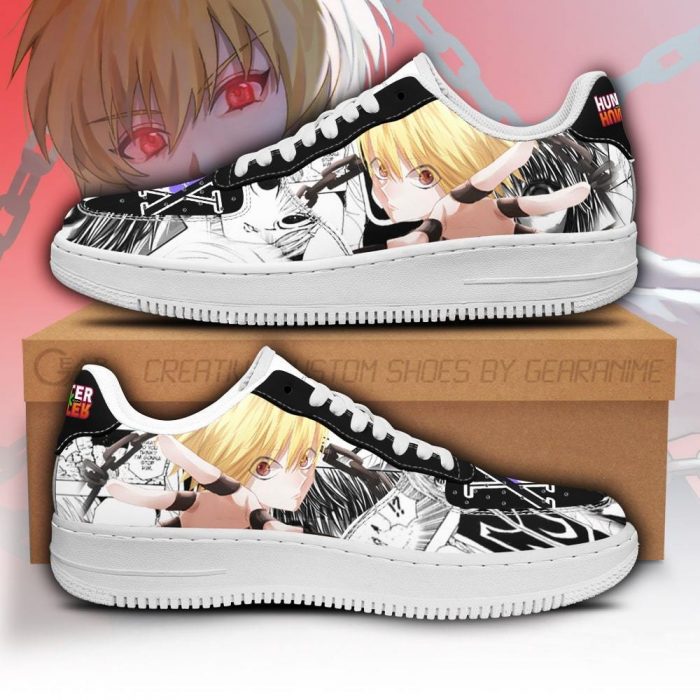 kurapika air force sneakers custom hunter x hunter anime shoes fan pt05 gearanime - Hunter X Hunter Store