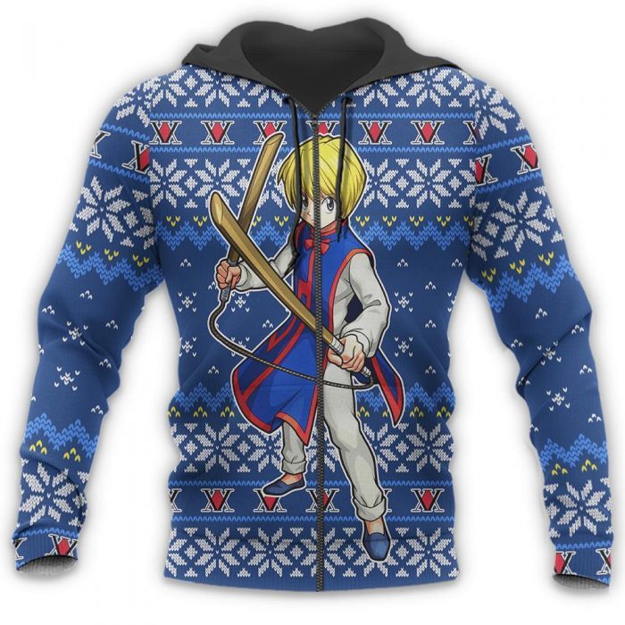 kurapika ugly christmas sweater hunter x hunter anime xmas gift custom clothes gearanime 7 - Hunter X Hunter Store