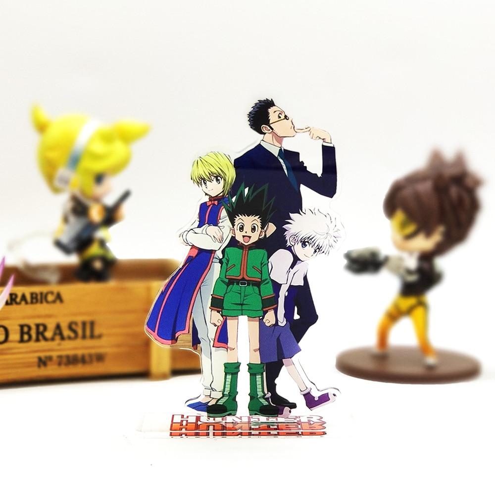 9pcs/Set Anime Hunter X Hunter Figure Acrylic Stands Model Plate Sword Art Online  Fairy Tail Keychain Decor Collection Cosplay - AliExpress