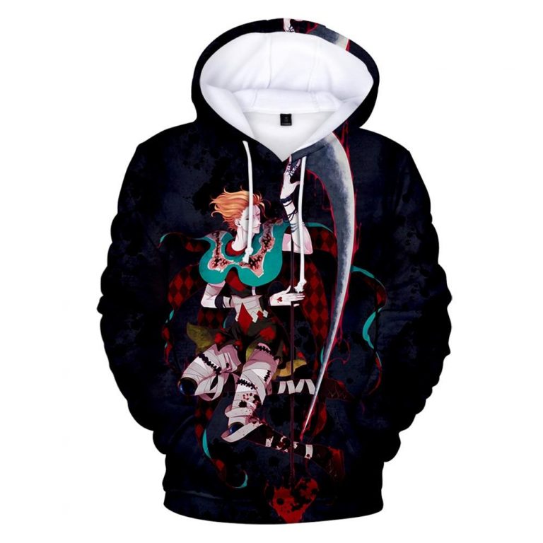 Hisoka Black & White 3D Hoodies - Hunter X Hunter Store