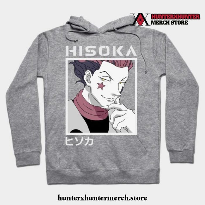 Cool Hisoka Morow Hoodie Gray / S