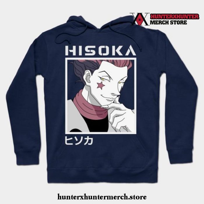 Cool Hisoka Morow Hoodie Navy Blue / S