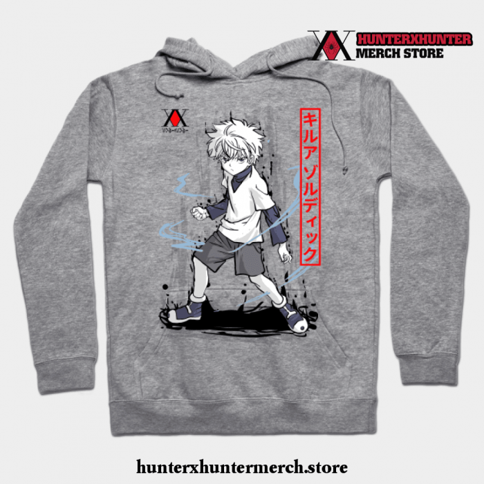 Cool Killua Zoldyck Hoodie Gray / S