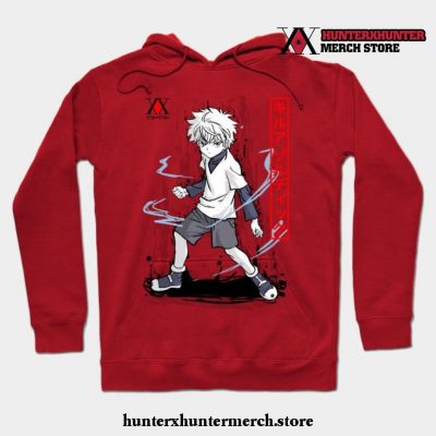 Cool Killua Zoldyck Hoodie Red / S