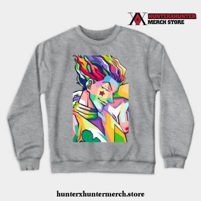 Cosmic Assassin Crewneck Art Sweatshirt Gray / S