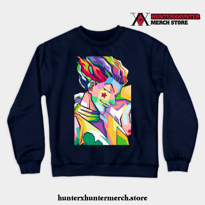 Cosmic Assassin Crewneck Art Sweatshirt Navy Blue / S