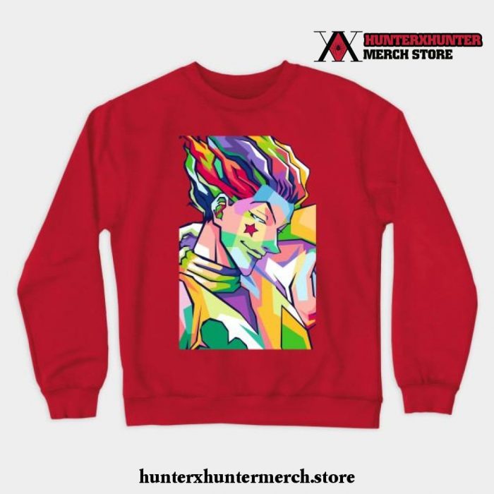 Cosmic Assassin Crewneck Art Sweatshirt Red / S