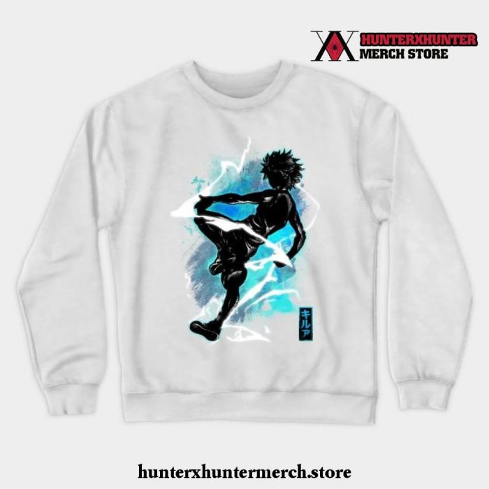 Cosmic Assassin Crewneck Sweatshirt White / S