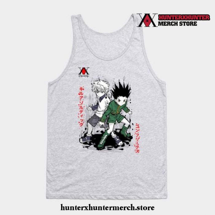 Gon And Killua Tank Top Gray / S