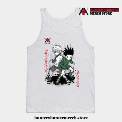 Gon And Killua Tank Top White / S