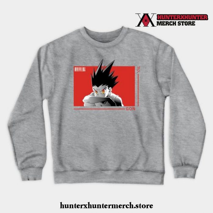 Gon Freecss Crewneck Sweatshirt Gray / S