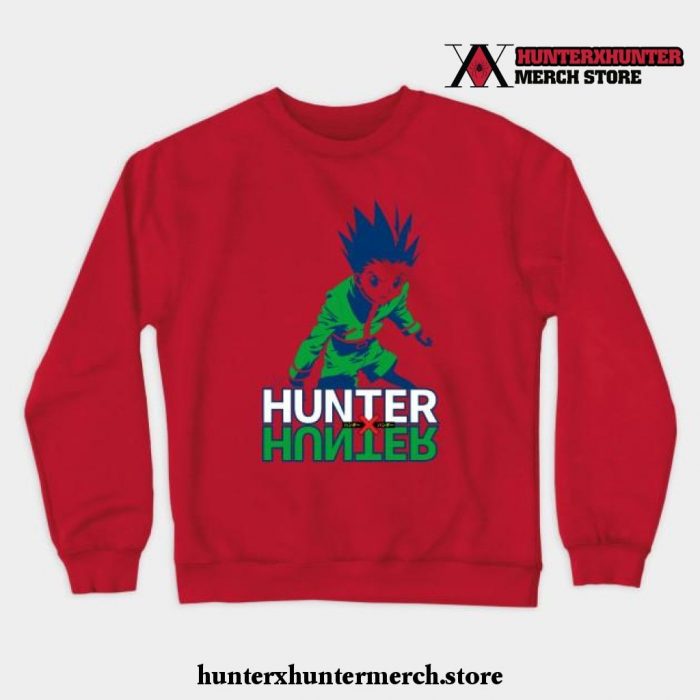 Gon Hxh Crewneck Sweatshirt Red / S