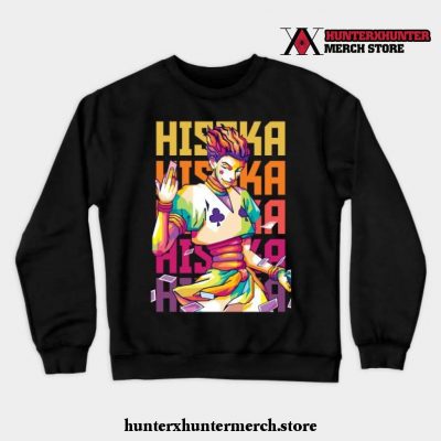 Hisoka Colorful Crewneck Sweatshirt Black / S