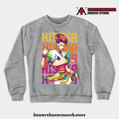 Hisoka Colorful Crewneck Sweatshirt Gray / S