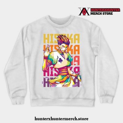 Hisoka Colorful Crewneck Sweatshirt White / S