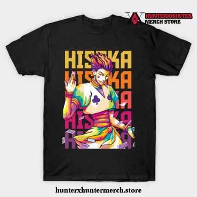 Hisoka Colorful T-Shirt Black / S