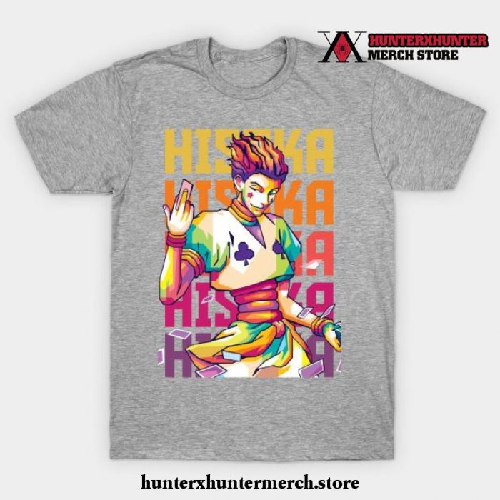 Hisoka Colorful T-Shirt Gray / S