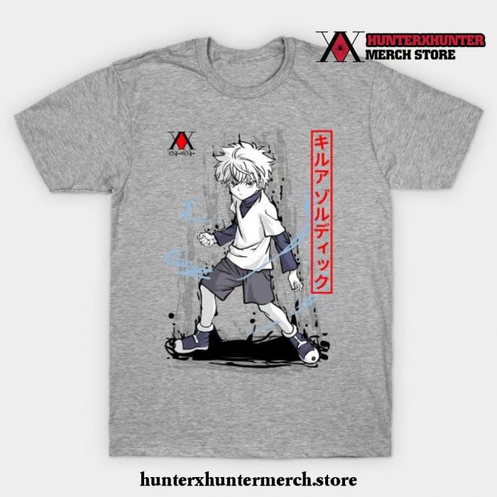 Hisoka Colorful T-Shirt Gray / S