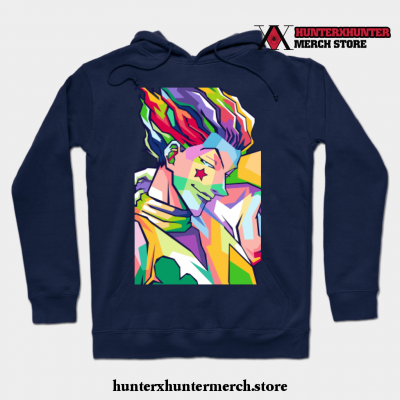 Hisoka Hunter Pop Art Hoodie Navy Blue / S