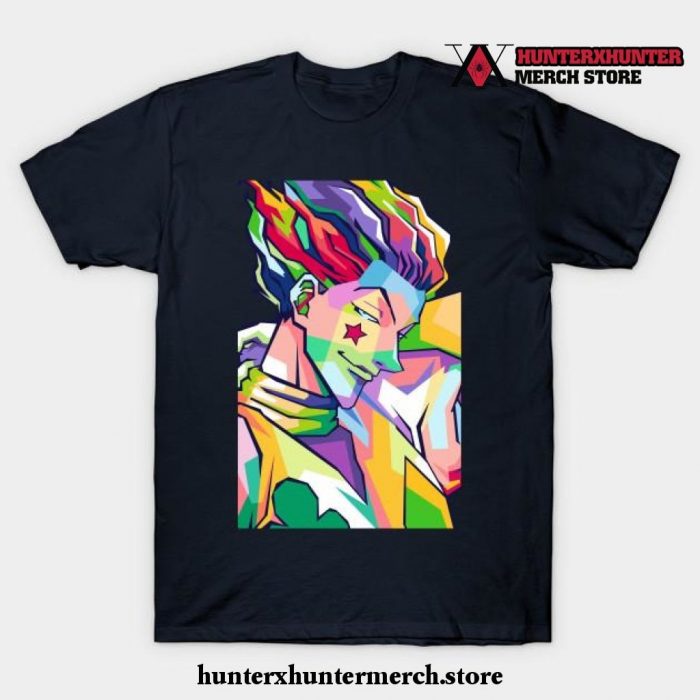 Hisoka Hunter Pop Art T-Shirt Navy Blue / S