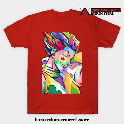 Hisoka Hunter Pop Art T-Shirt Red / S