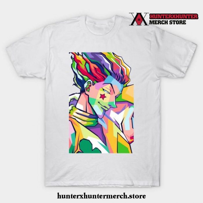 Hisoka Hunter Pop Art T-Shirt White / S