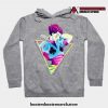 Hisoka Hunterxhunter - Retro Hoodie Gray / S