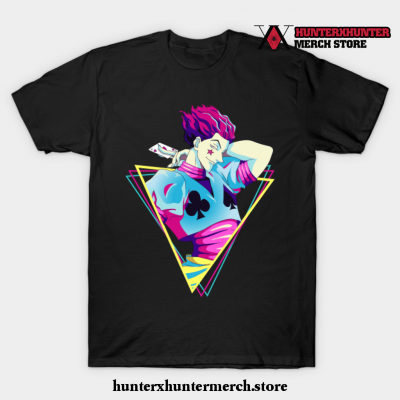 Hisoka Hunterxhunter - Retro T-Shirt Black / S